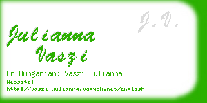 julianna vaszi business card